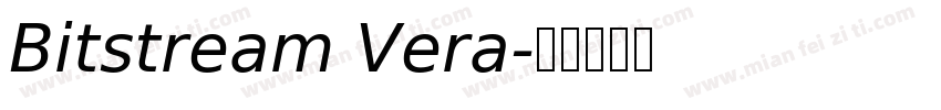 Bitstream Vera字体转换